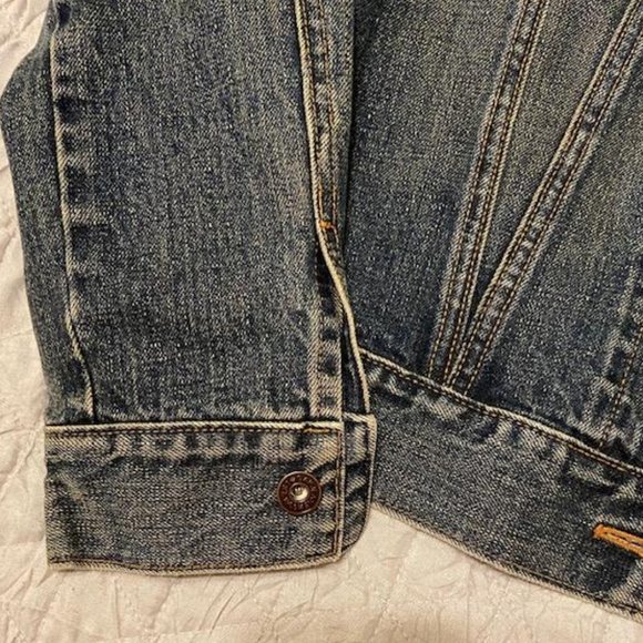 Gap Ladies Blue Demin Jean Jacket size small. - Picture 3 of 13
